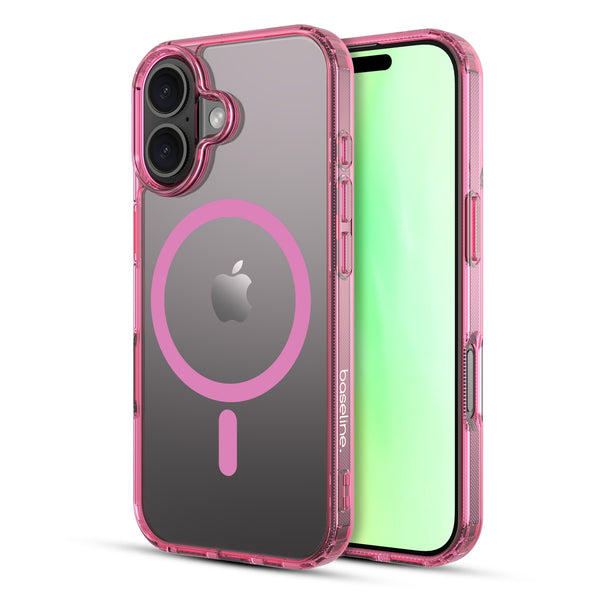 baseline Clear Series MagSafe Case for Apple iPhone 17 - Pink - BIP17CSFSST222-2.jpg