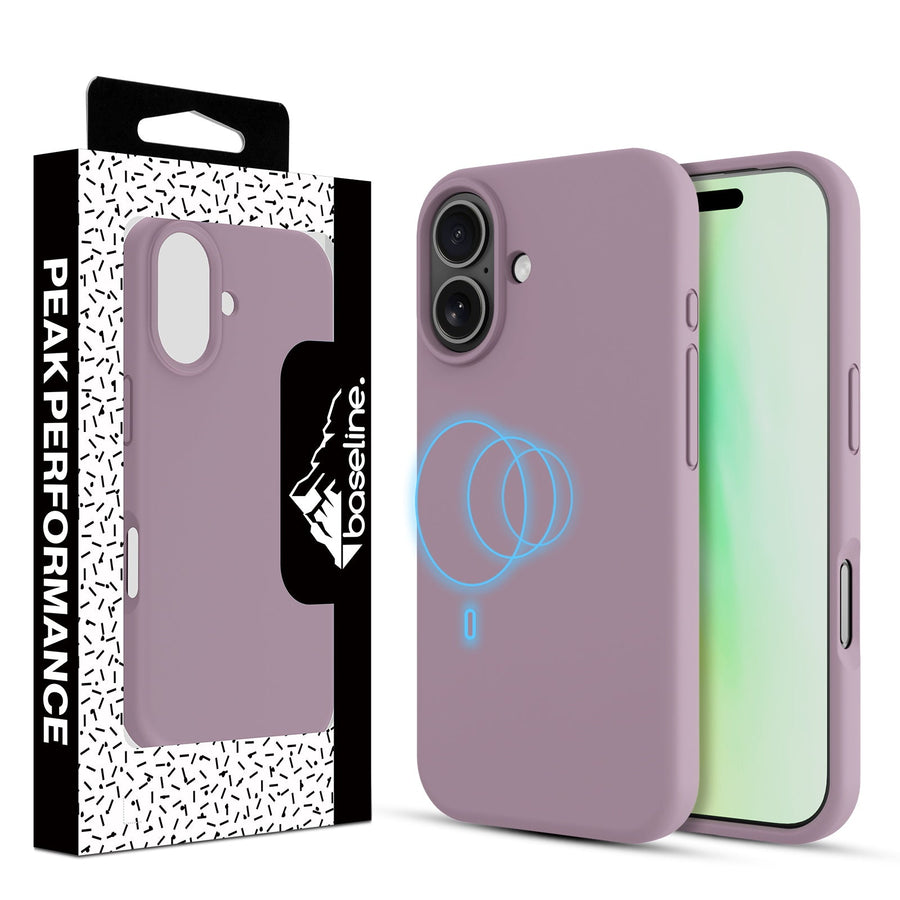 baseline Essence Series Silicone MagSafe Case for Apple iPhone 17 - Dusty Purple