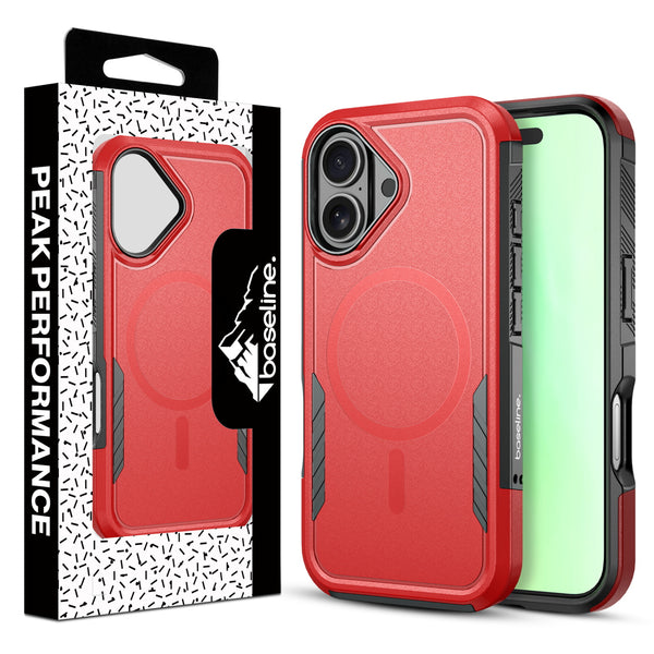 baseline Fortress Series MagSafe Case for Apple iPhone 17 - Red - BIP17CSRSKMS302-1.jpg