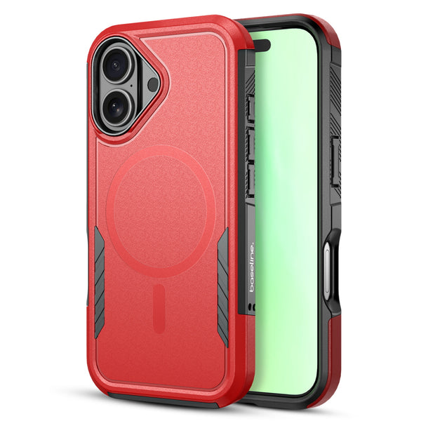 baseline Fortress Series MagSafe Case for Apple iPhone 17 - Red - BIP17CSRSKMS302-2.jpg