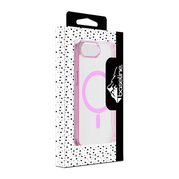 baseline Clear Series MagSafe Case for Apple iPhone 17e / 16e - Pink - BIP17ECSFSST222-2.jpg
