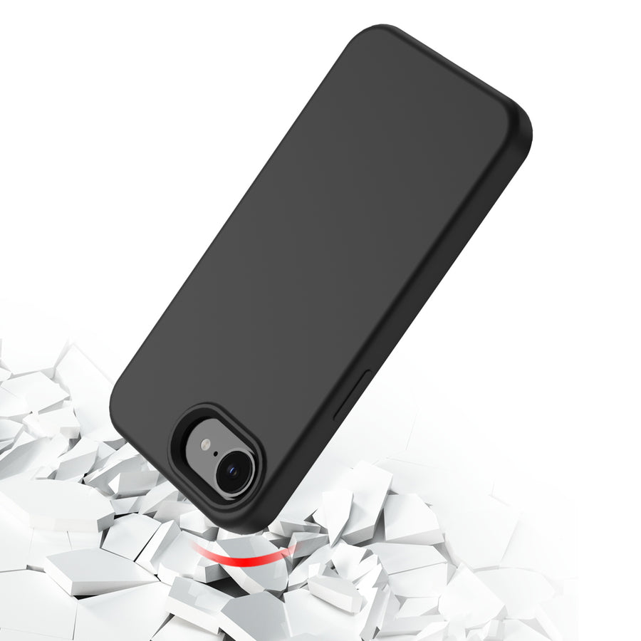 baseline Essence Series Silicone MagSafe Case for Apple iPhone 17e / 16e - Jet Black - BIP17ECSLSM601-5.jpg