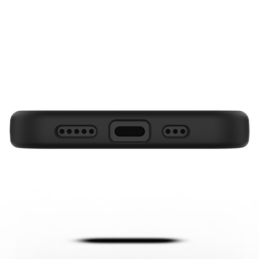 baseline Essence Series Silicone MagSafe Case for Apple iPhone 17e / 16e - Jet Black - BIP17ECSLSM601-6.jpg