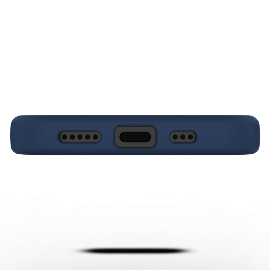 baseline Essence Series Silicone MagSafe Case for Apple iPhone 17e / 16e - Midnight Blue - BIP17ECSLSM603-6.jpg