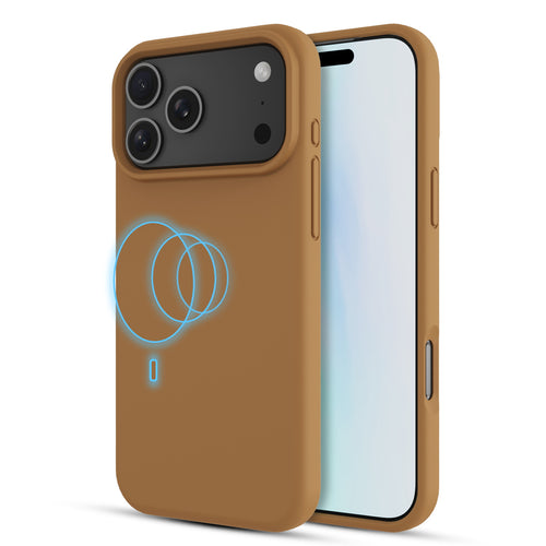 baseline Essence Series Silicone MagSafe Case for Apple iPhone 17 Pro - Cocoa Brown - BIP17PCSLSM605-2.jpg