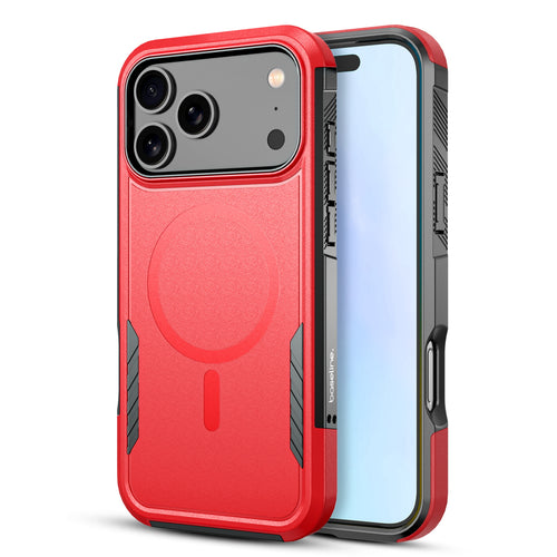 baseline Fortress Series MagSafe Case for Apple iPhone 17 Pro - Red - BIP17PCSRSKMS302-2.jpg