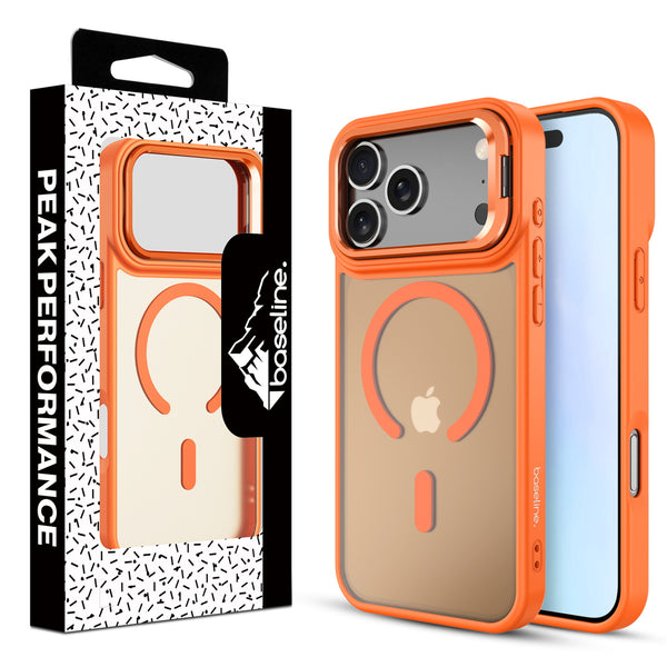 baseline InFrame MagSafe Case with Kickstand for Apple iPhone 17 Pro Max - Orange - BIP17PMCSFGMS214-1.jpg