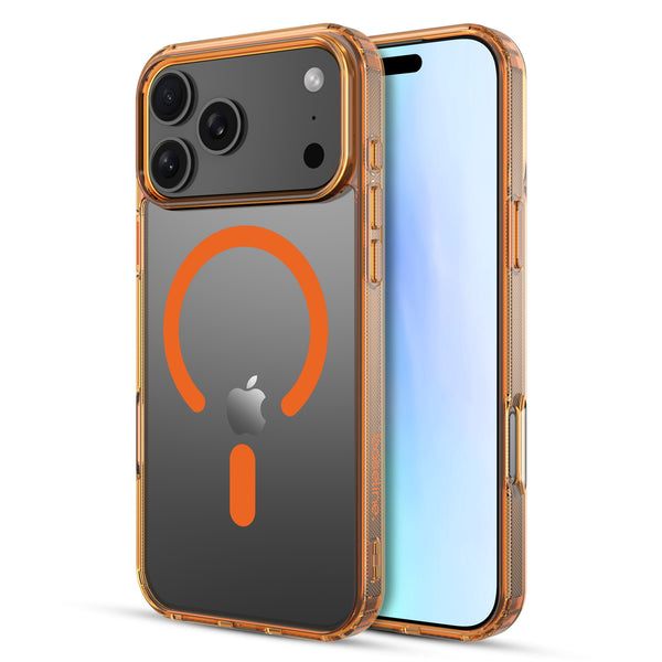 baseline Clear Series MagSafe Case for Apple iPhone 17 Pro Max - Orange - BIP17PMCSFSST224-2.jpg
