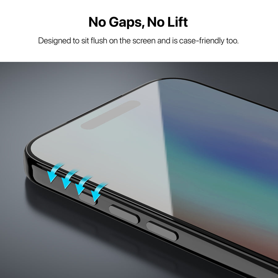 baseline Privacy Full Coverage Tempered Glass Screen Protector for Apple iPhone 17 Pro Max - Black - BIP17PMSCF112-6.jpg
