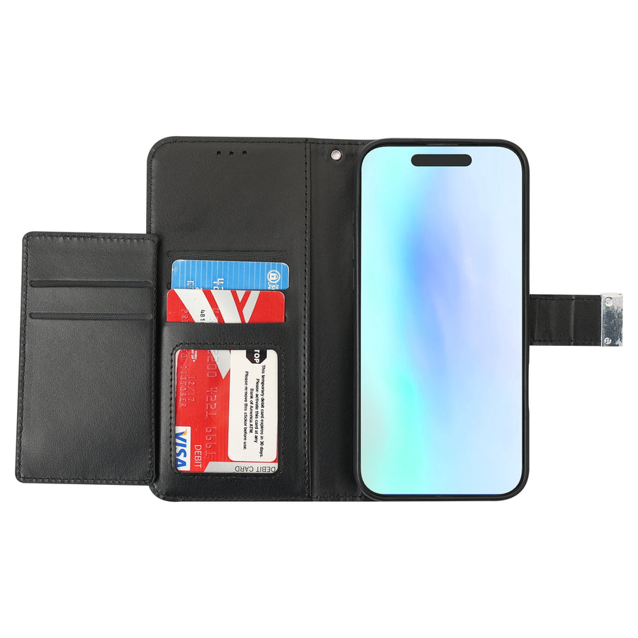 baseline Wallet Folio Case for Apple iPhone 17 Pro - Black / Black - BIP17PPCMJG031-2.JPG