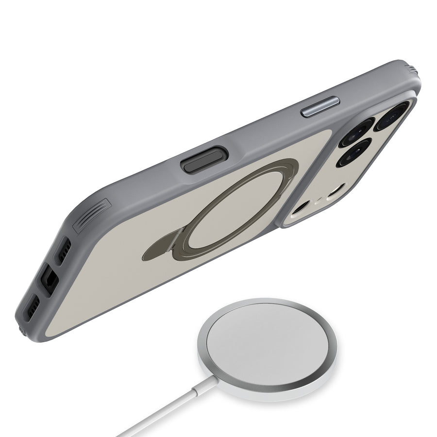 baseline TouchTone Series Kickstand Ring MagSafe Case for Apple iPhone 18 Pro / 17 Pro - Grey - BIP18PCSTOTS002-5.JPG