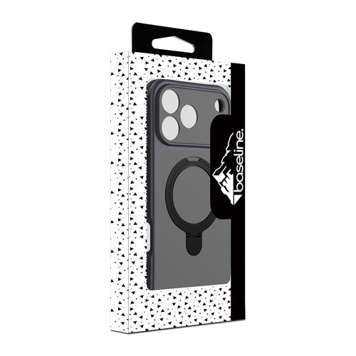 baseline TouchTone Series Kickstand Ring MagSafe Case for Apple iPhone 18 Pro Max / 17 Pro Max - Black - BIP18PMCSTOTS001-1.JPG