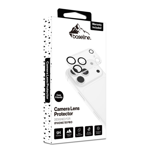 baseline Tempered Glass Lens Protector (2.5D) for Apple iPhone 18 Pro - Clear - BIP18PSCLE140-1.JPG