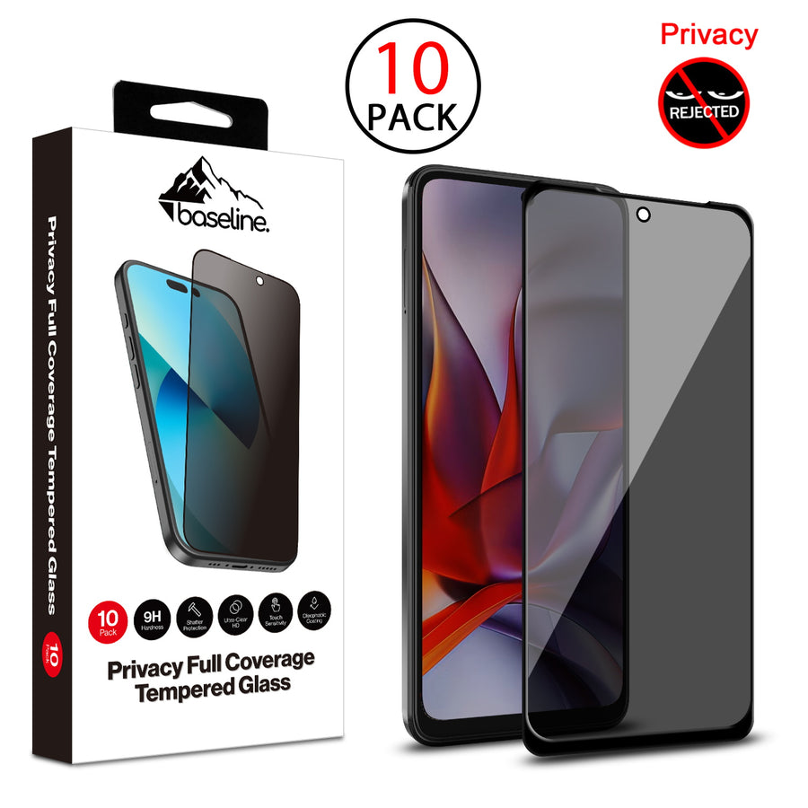 baseline Privacy Full Coverage Tempered Glass Screen Protector (10-pack) for Motorola Moto G 5G (2025) - Black - BMG5G25SCF112TEN-1.jpg