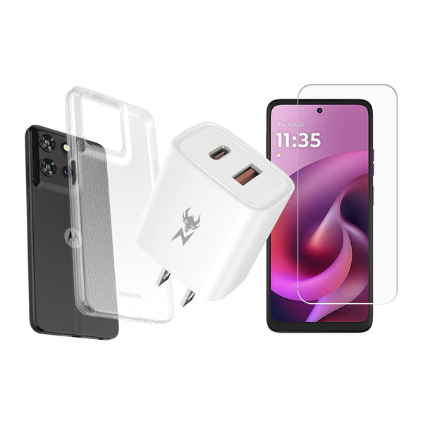 Essentials Bundle 3-in-1 Starter Kit for Moto G 2026 / 2025 & Moto G Play 2026 – Clear - BMG5G263IN1KIT001.JPG
