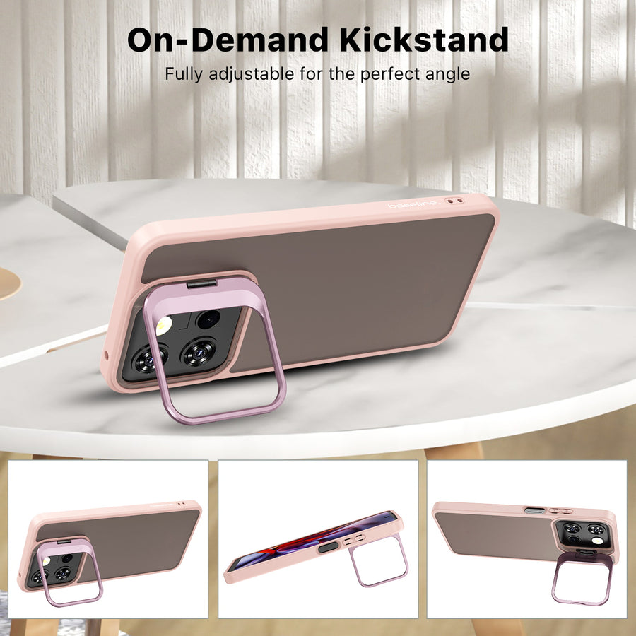 baseline InFrame Case with Kickstand for Motorola Moto G 5G (2026)/Moto G Play (2026) / Moto G 5G (2025) - Pink - BMG5G26CSFGS212-6.jpg
