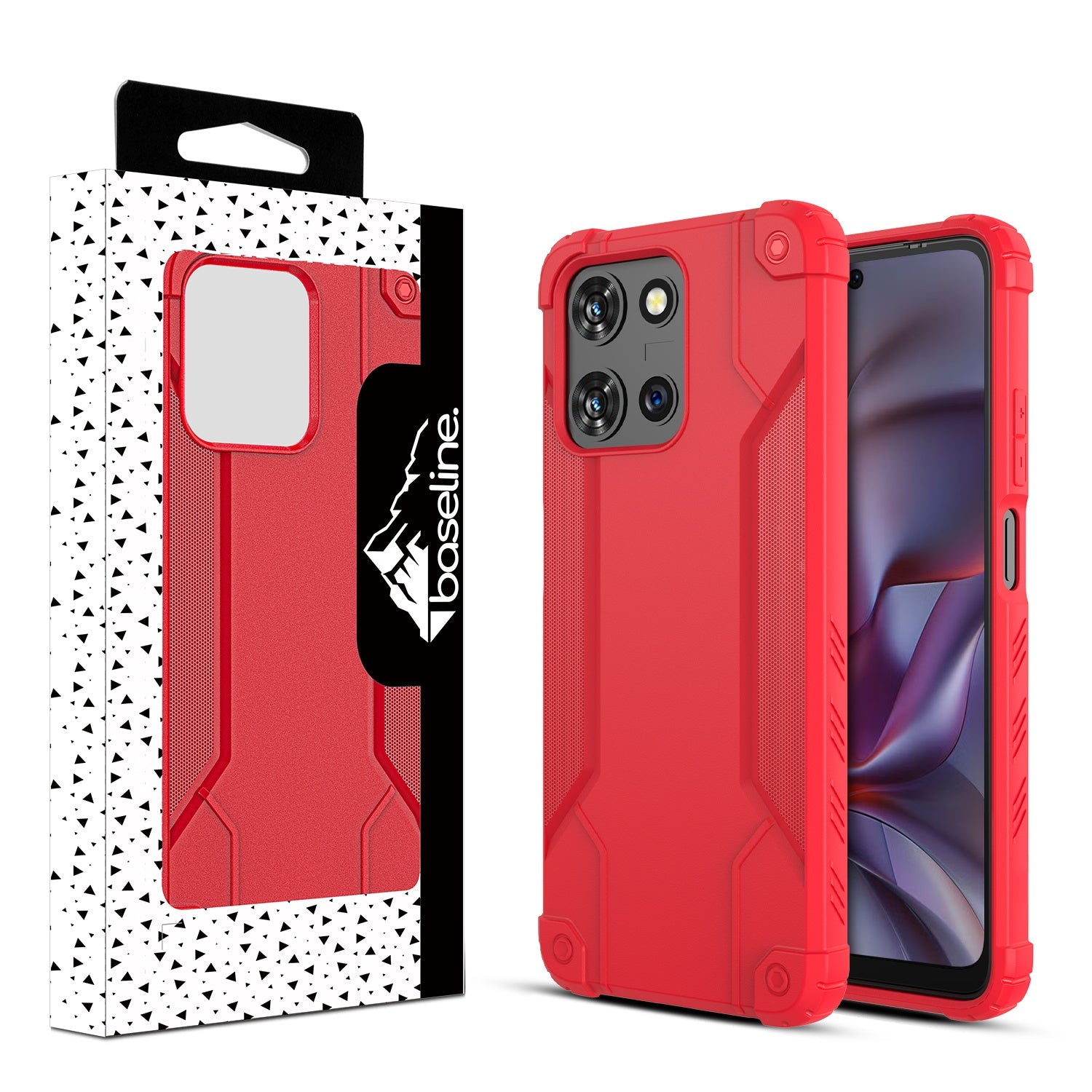 baseline Tactile Series  Case for Motorola Moto G 5G (2026)/Moto G Play (2026) / Moto G 5G (2025) - Red