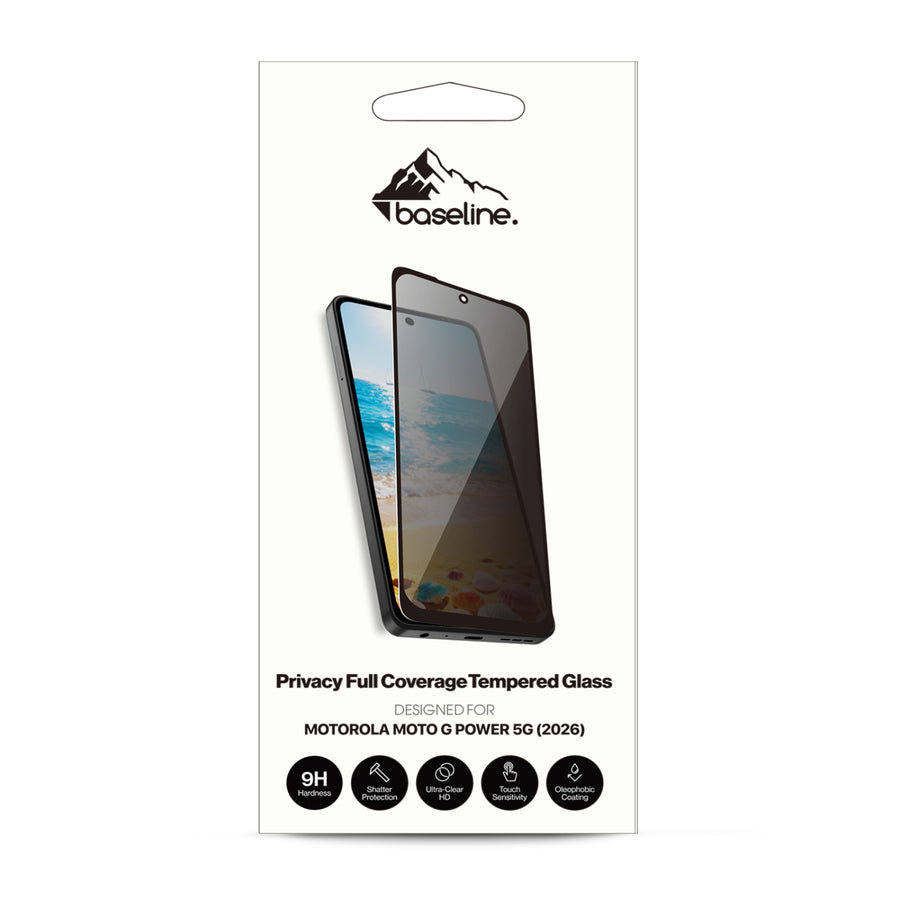 baseline Privacy Full Coverage Tempered Glass Screen Protector for Motorola Moto G Power 5G (2026) - Black - BMGPW26SCF112-10.jpg