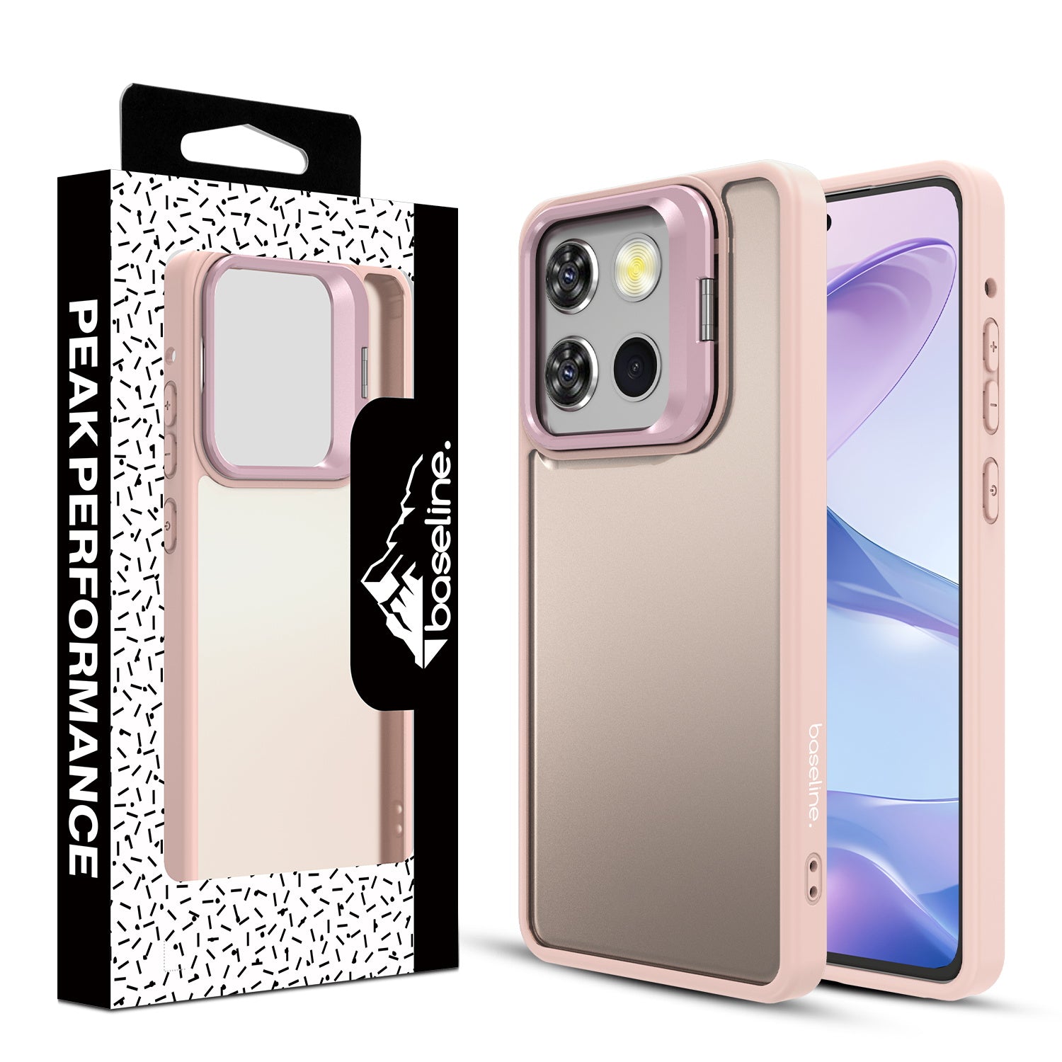 baseline InFrame Case with Kickstand for Motorola Moto G Stylus 5G (2025) - Pink