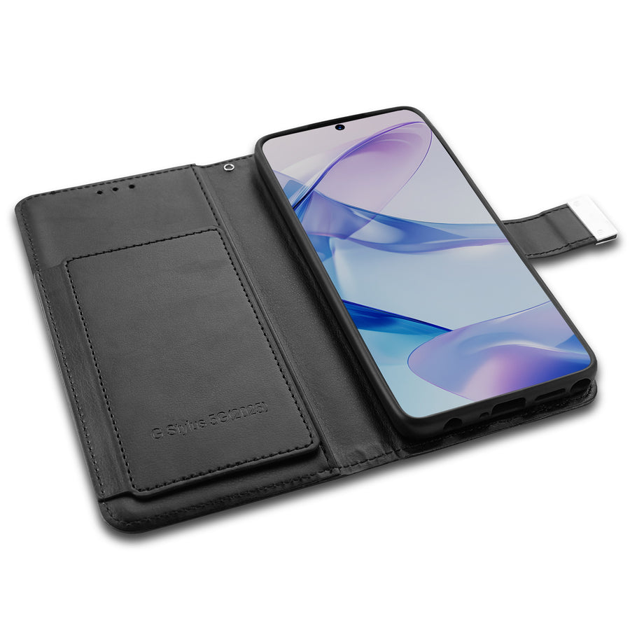 baseline Wallet Folio Case for Motorola Moto G Stylus 5G (2025) - Black / Black - BMGS5G25PCMJG031-5.jpg
