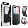 baseline Anti-Drop Hybrid Protector Case (with Ring Stand) for Motorola razr (2024) / razr (2025) / razr (2026) - Black / Black