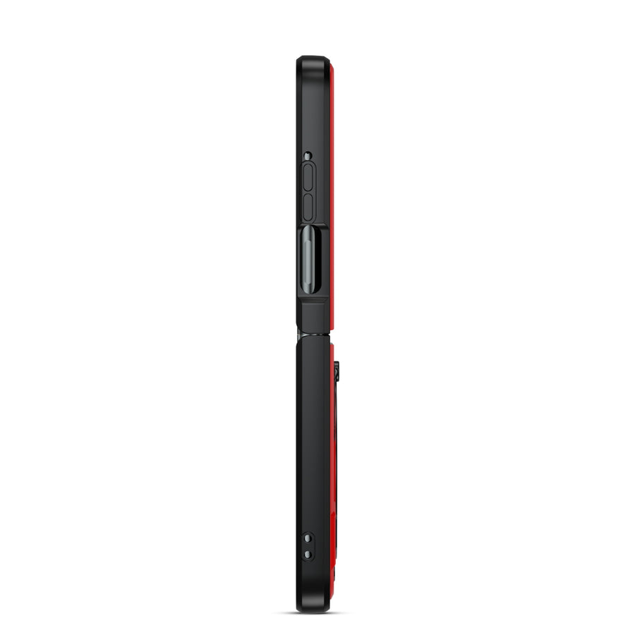baseline Anti-Drop Hybrid Protector Case (with Ring Stand) for Motorola razr razr (2024) / razr (2025) / razr (2026) - Red / Black - BMRAZR5CSFSSS673-4.jpg