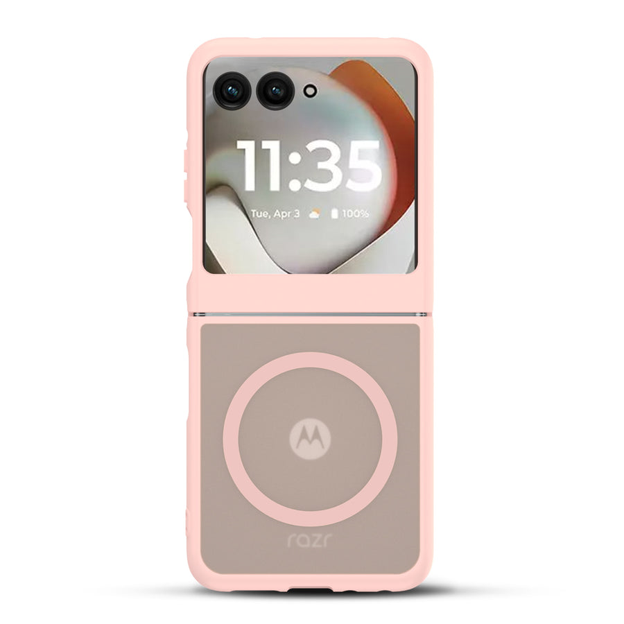 baseline Tint Series MagSafe Case for Motorola razr (2026 / 2025 / 2024) - Pink - BMRAZR6CSFGMS212.JPG
