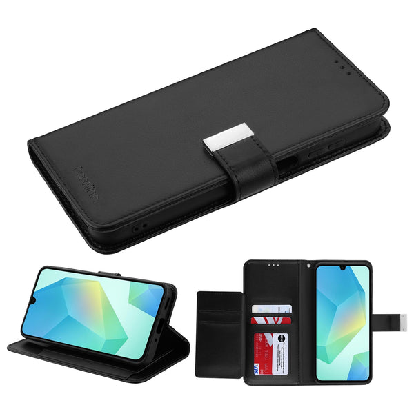 baseline Wallet Folio Case for Samsung Galaxy A17 5G / Galaxy A16 5G - Black / Black - BSA175GPCMJG031-2.jpg