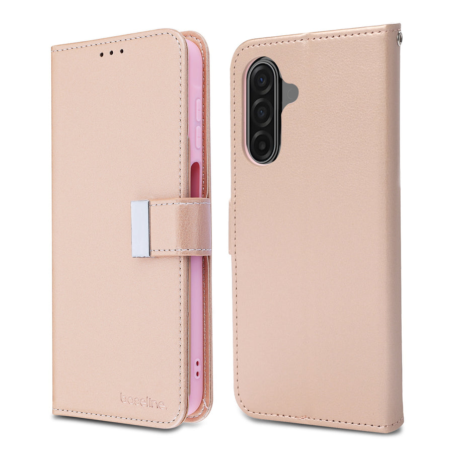 baseline Wallet Folio Case for Samsung Galaxy A17 5G / Galaxy A16 5G - Rose Gold - BSA175GPCMJG035-6.jpg