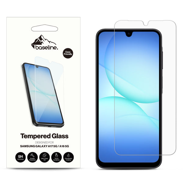 baseline Tempered Glass Screen Protector (2.5D) for Samsung Galaxy A17 5G / Galaxy A16 5G - Clear - BSA175GSC90-1.jpg
