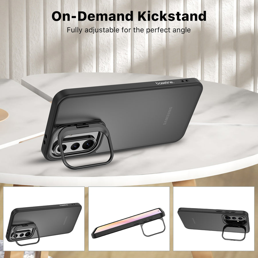 baseline InFrame Case with Kickstand for Samsung Galaxy A37 5G / Galaxy A36 5G - Black - BSA375GCSFGS211-6.jpg