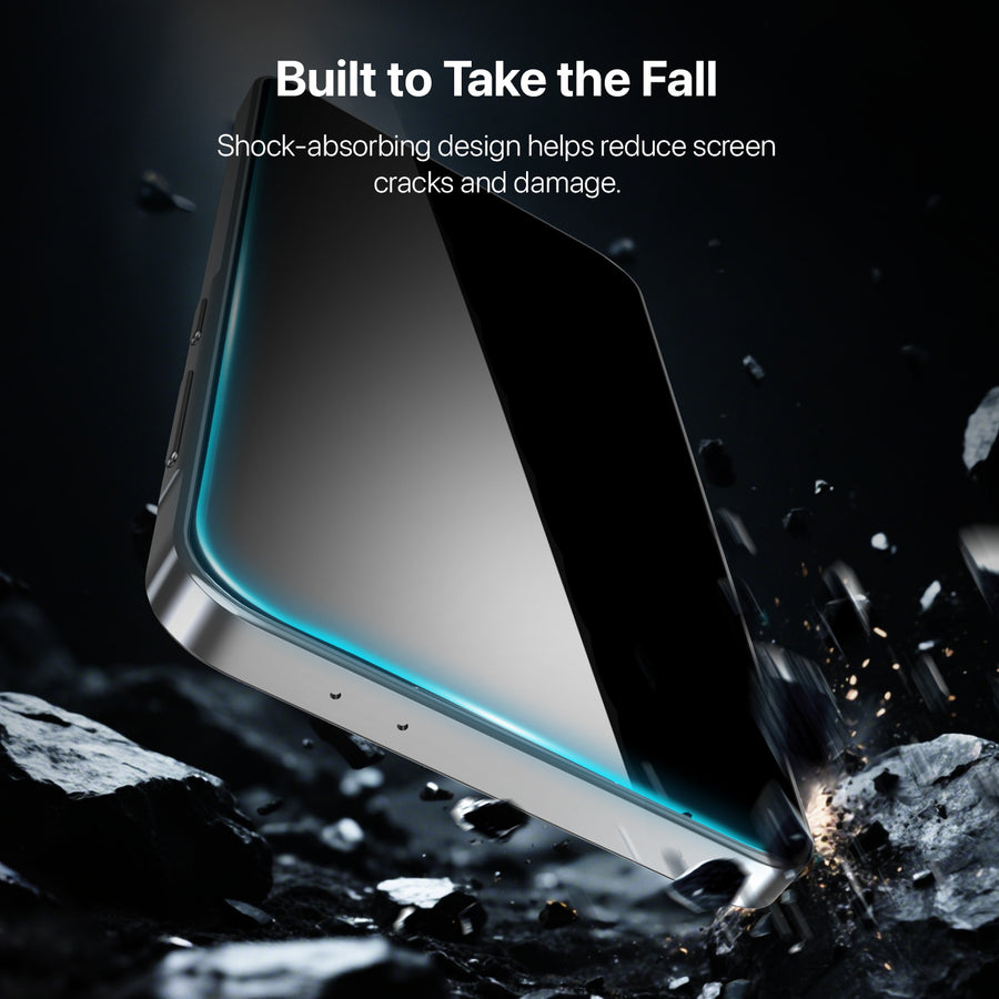 baseline Privacy Full Coverage Tempered Glass Screen Protector for Samsung Galaxy A37 5G / Galaxy A36 5G - Black - BSA375GSCF112-9.jpg