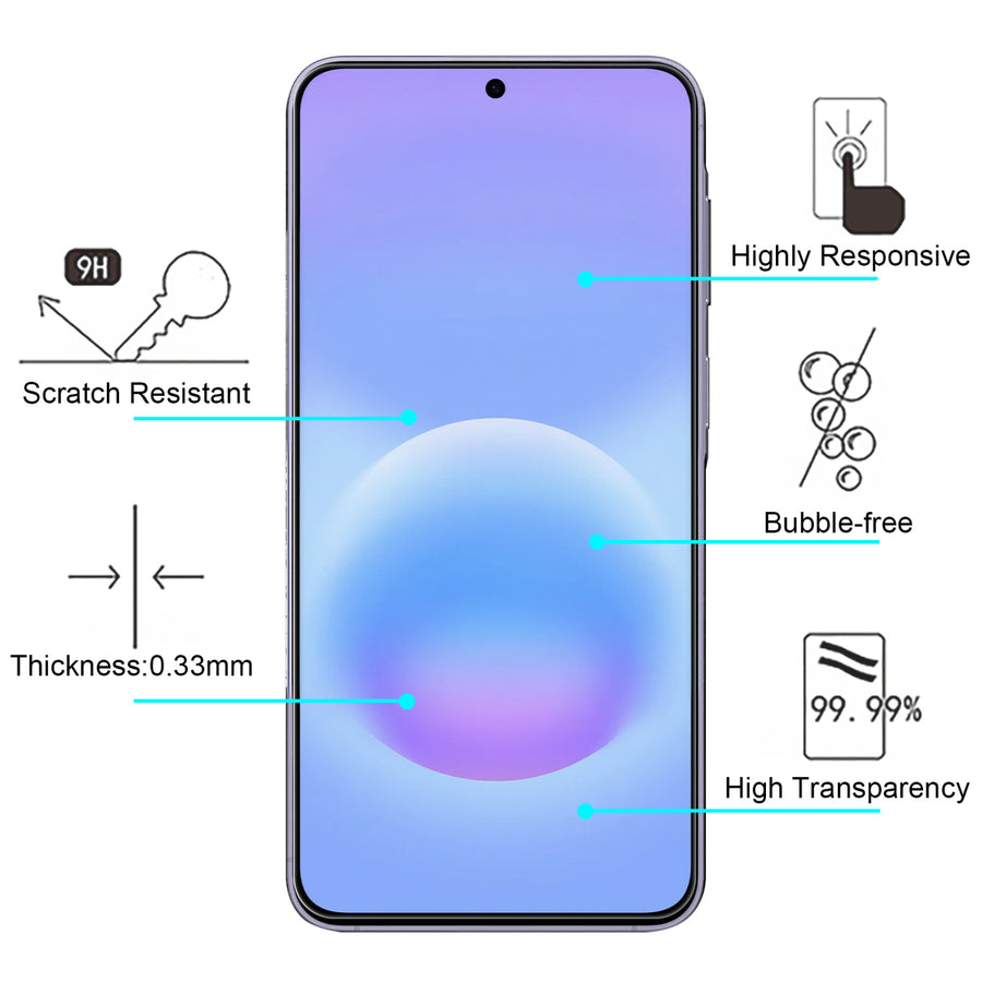 baseline Tempered Glass Screen Protector (2.5D) for Samsung Galaxy A57 5G - Clear - BSA575GSC90-6.JPG