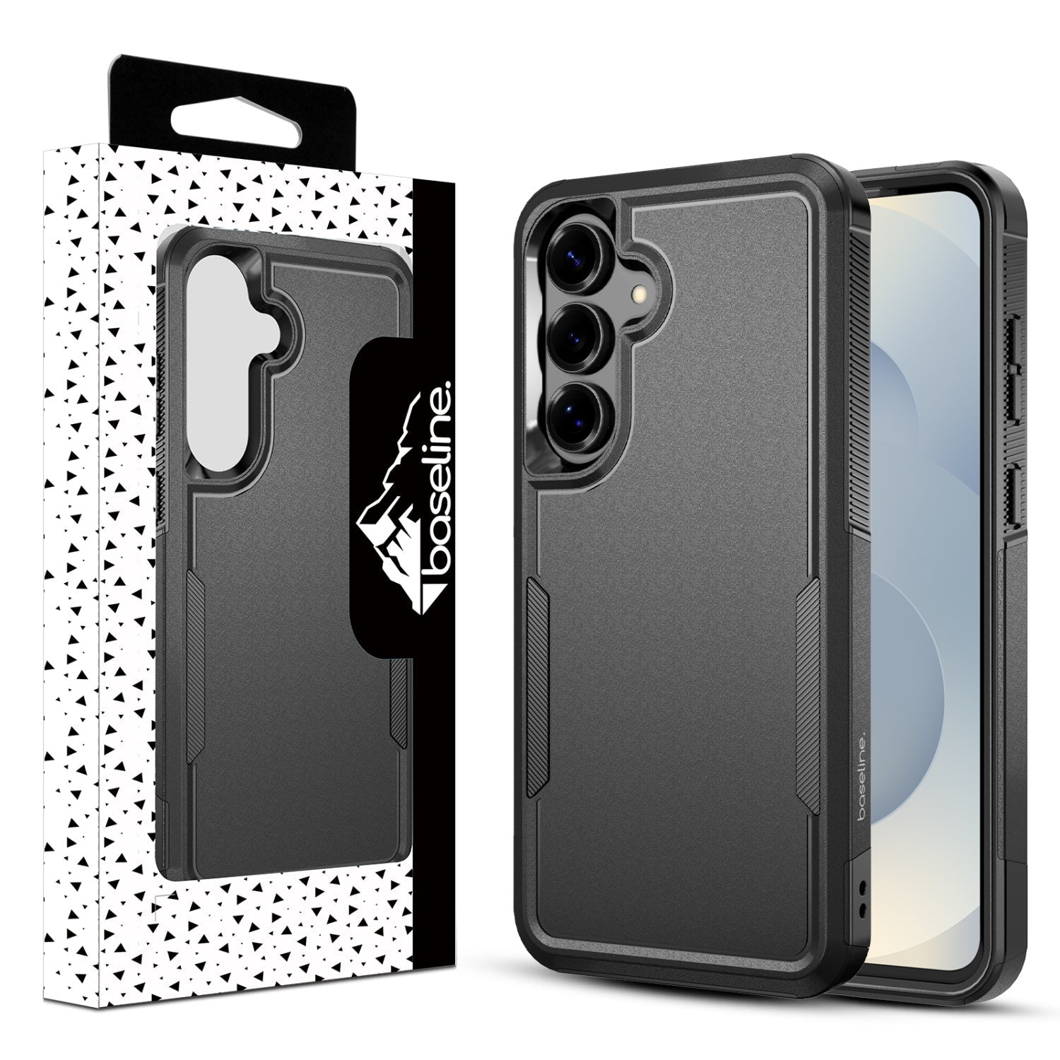 baseline Fortress Series Case for Samsung Galaxy S25 Fan Edition - Black