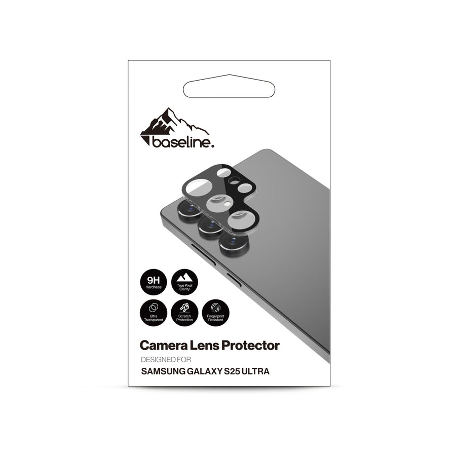 baseline Tempered Glass Lens Protector for Samsung Galaxy S25 Ultra - Black - BSS25USCLE80-8.jpg