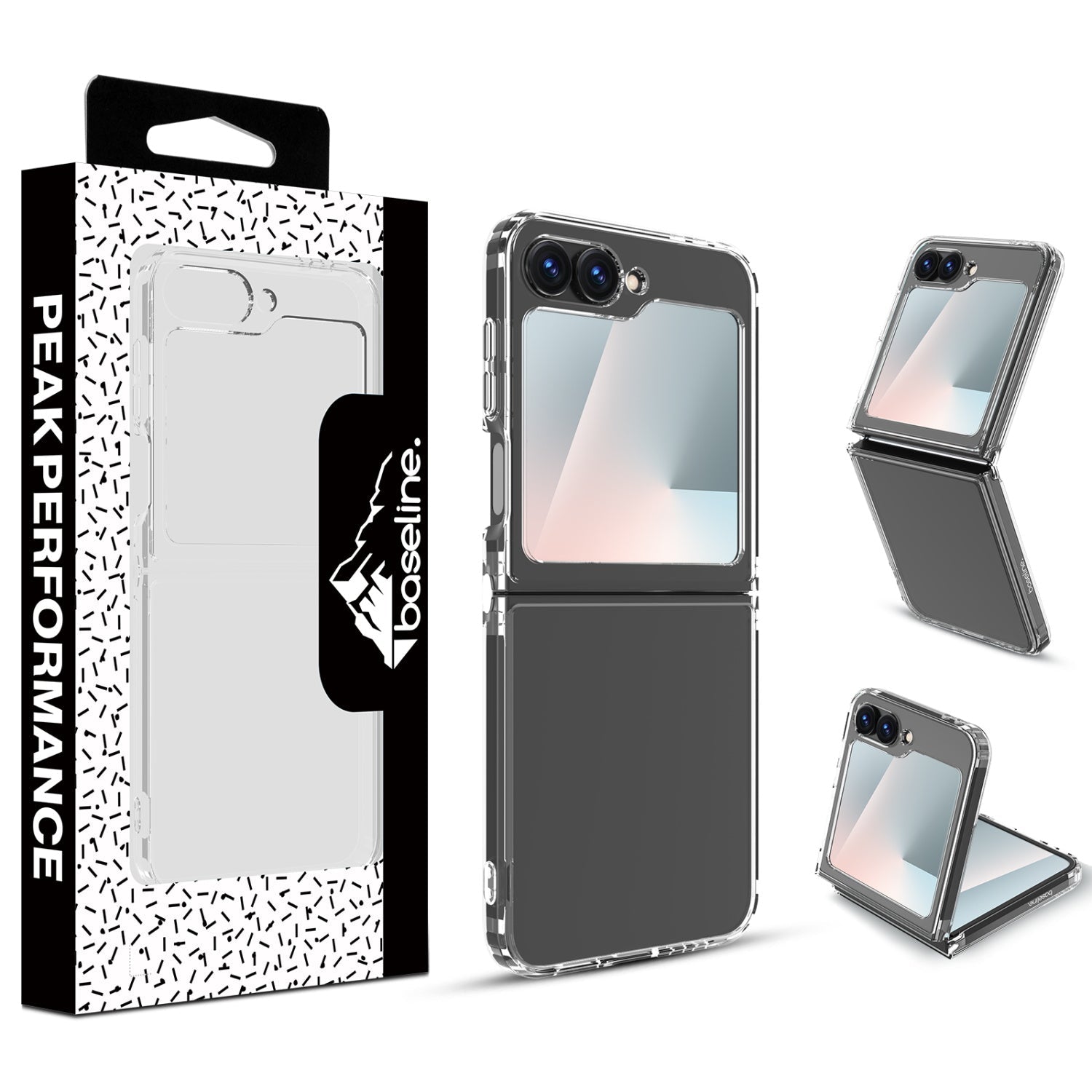 baseline Gummy Series Case for Samsung Galaxy Z Flip7 FE / Galaxy Z Flip6 - Clear
