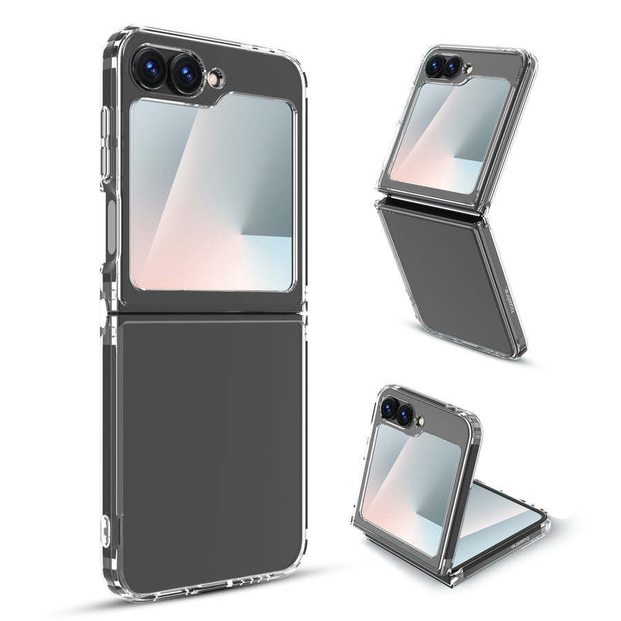 baseline Gummy Series Case for Samsung Galaxy Z Flip7 FE / Galaxy Z Flip6 - Clear - BSZFP7FECSCAM0141A-2.jpg