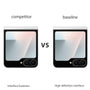 baseline Tempered Glass Screen Protector (2.5D) for Samsung Galaxy Z Flip7 FE - Clear - BSZFP7FESC90-5.jpg