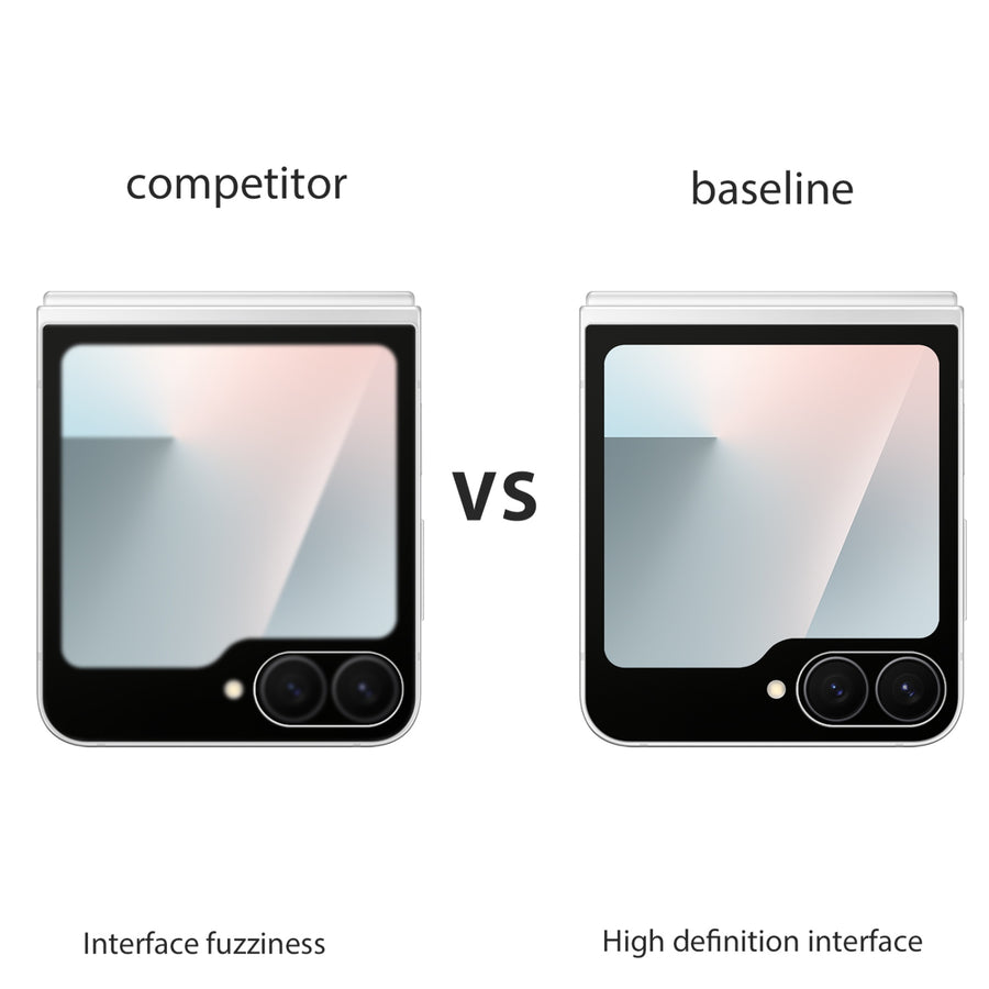 baseline Tempered Glass Screen Protector (2.5D) for Samsung Galaxy Z Flip7 FE - Clear - BSZFP7FESC90-5.jpg