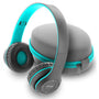 Sentry Bluetooth Heaphones with Zipper Carrying Case - TEAL