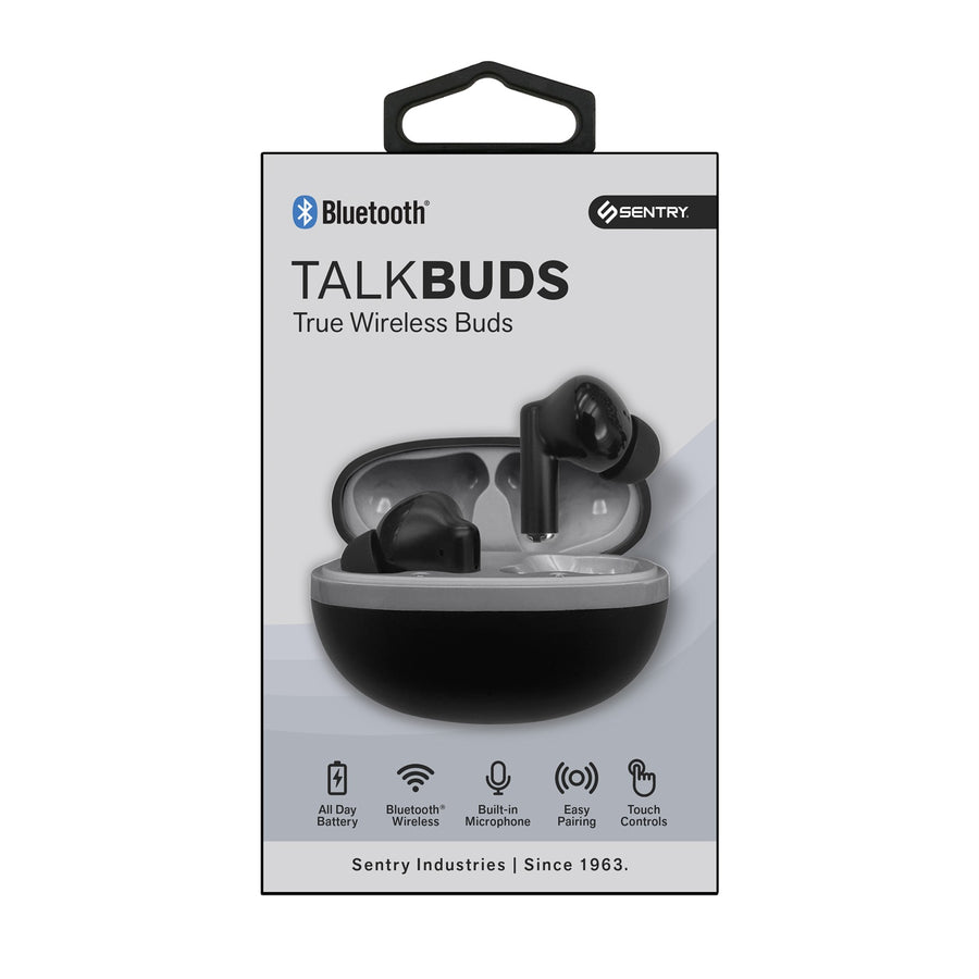 Sentry Talk Buds True Wireless Earbuds - Black - BT751.jpg