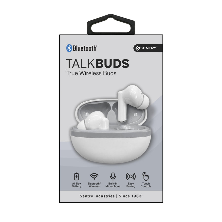 Sentry Talk Buds True Wireless Earbuds - White - BT752.jpg