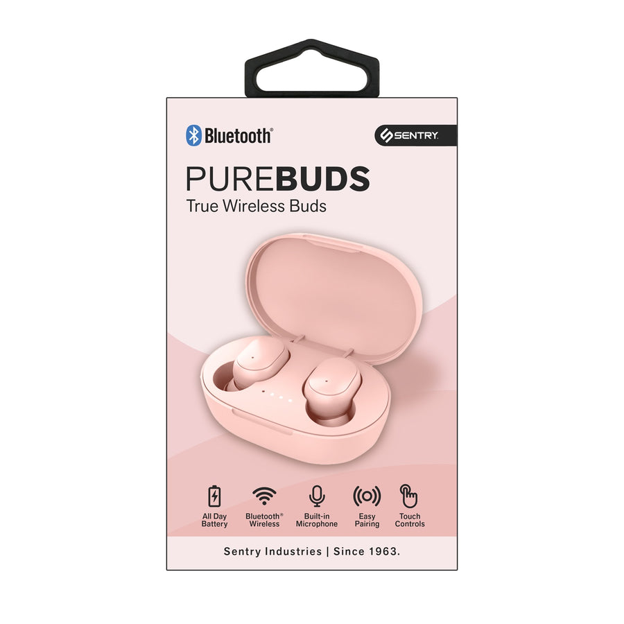 Sentry Pure Buds True Wireless Earbuds - Pink - BT784.jpg