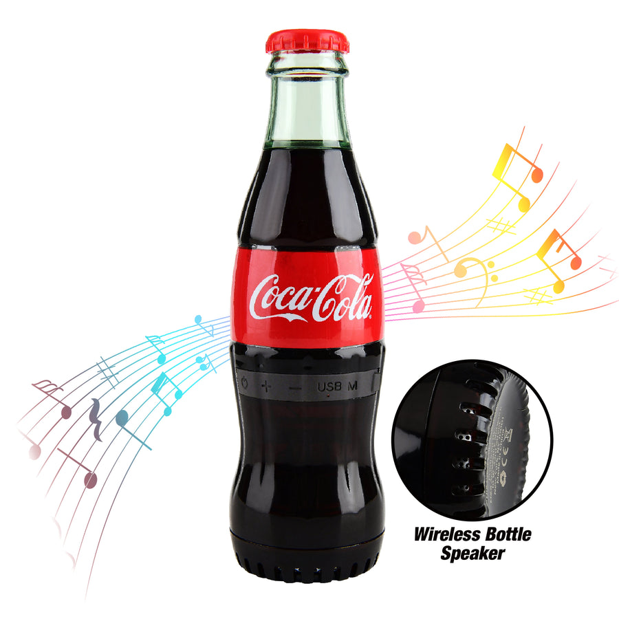 Coca-Cola Coke Bottle Bluetooth Speaker - Red