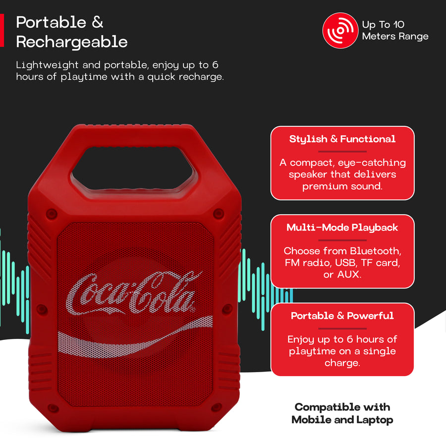 Coca-Cola Mini Party Speaker - Red - CC-MTLG-CC1-6.jpg