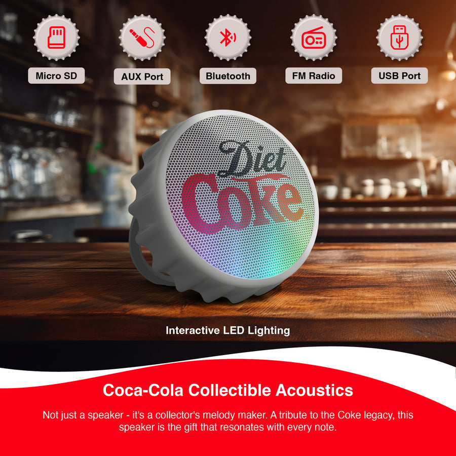 Coca-Cola Diet Coke Bottle Cap Speaker - Grey - DC-BBC-CDC-4.jpg