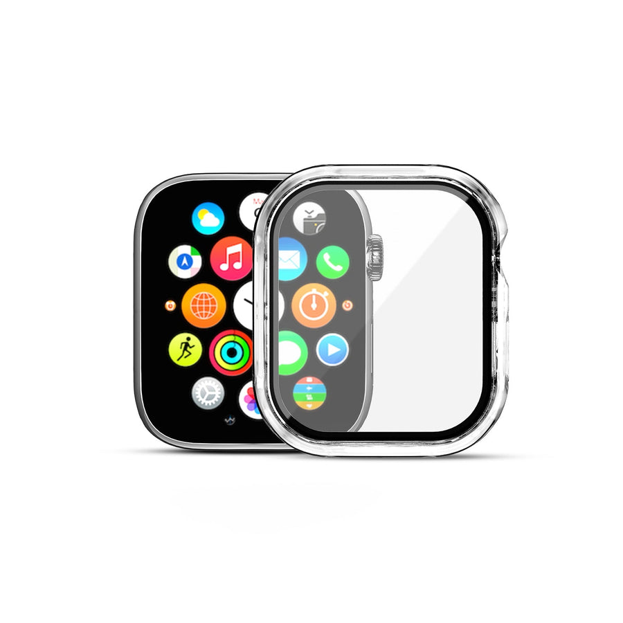 echelon Fusion Protector Case (with Tempered Glass Screen Protector) for Apple Watch Series 4 40mm - Transparent Clear