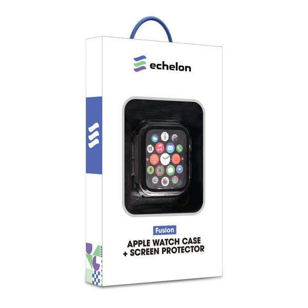 echelon Fusion Protector Case (with Tempered Glass Screen Protector) for Apple Watch Series 4 40mm - Transparent Clear - EAPWH40CSFSSC004-2.jpg