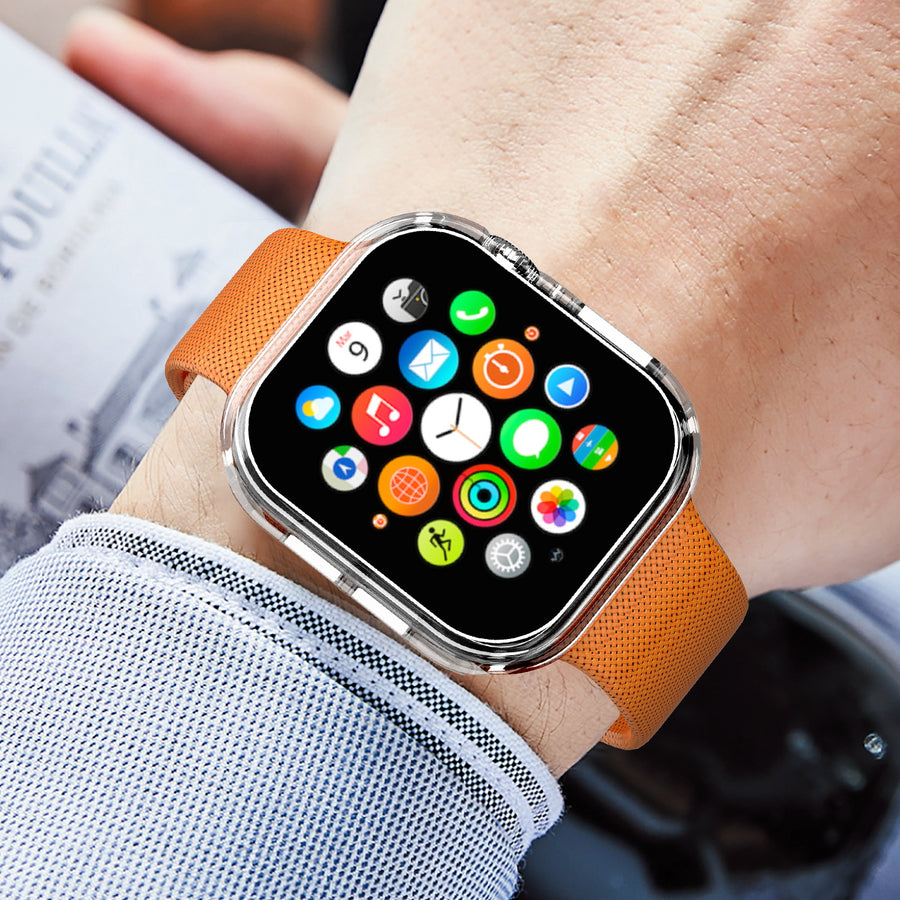 echelon Fusion Protector Case (with Tempered Glass Screen Protector) for Apple Watch Series 4 40mm - Transparent Clear - EAPWH40CSFSSC004-6.jpg
