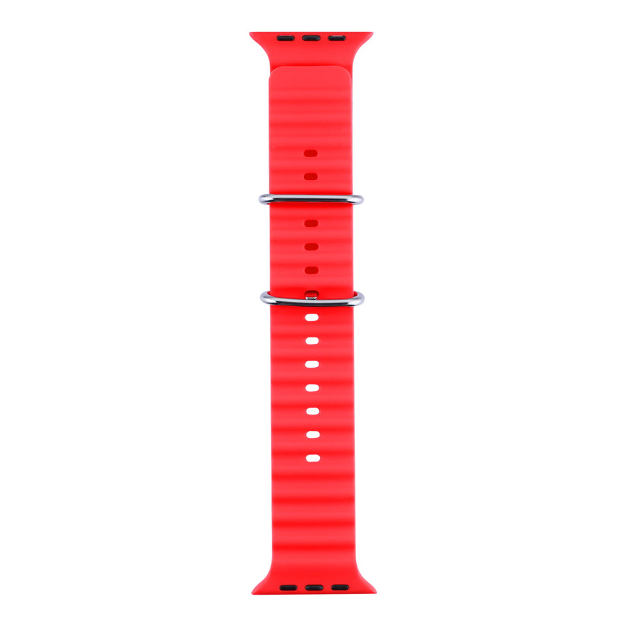 echelon ComfyFit Silicone Strap for Apple Watch Series 9 41mm/Watch Series 10 42mm / Watch SE 3 40mm - Red - EAWHS941BAN283-3.jpg